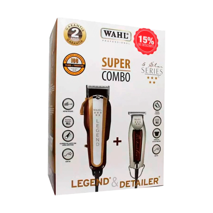 Combo WAHL Clipper Legend + Trimmer Detailer - Imagen 2