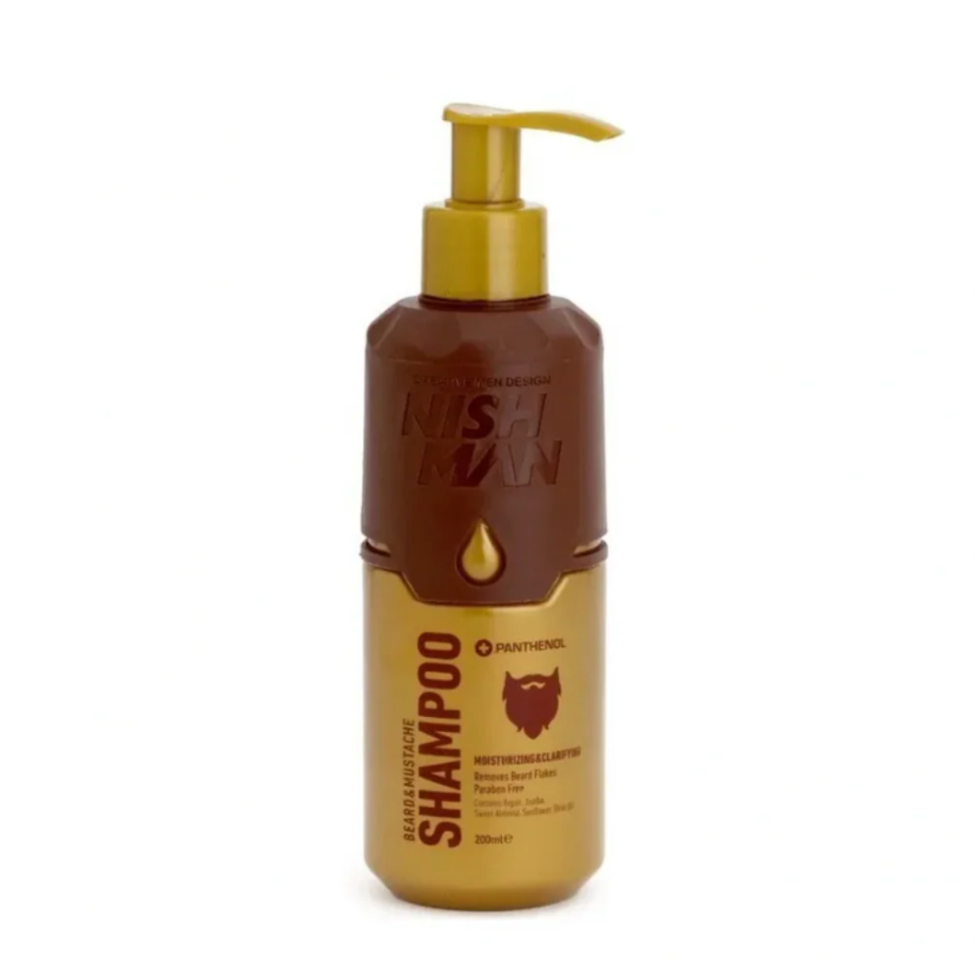 WEB (7) Shampoo de Barba NISH MAN 200ml - Imagen 1