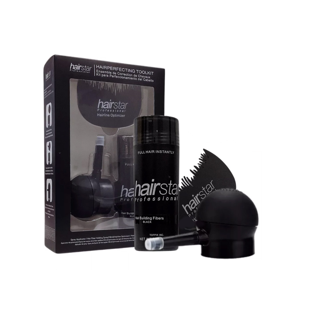 WEB - 2024-07-26T142553.808 Kit Fibra Capilar HAIR STAR Color NEGRO - Imagen 1