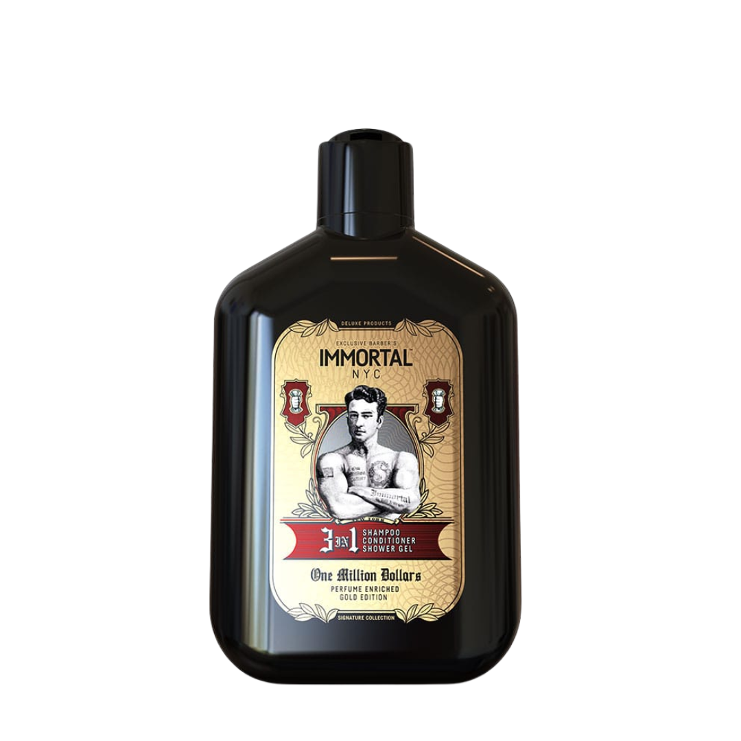 11 Shampoo IMMORTAL 3 en 1 One Million 500ml - Imagen 1