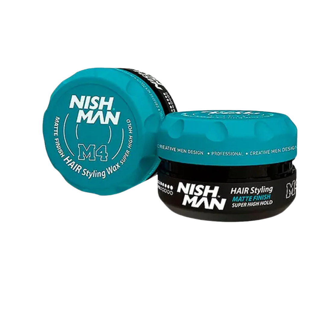 27 Cera NISH MAN M4 Matte Super High Hold 100ml - Imagen 1