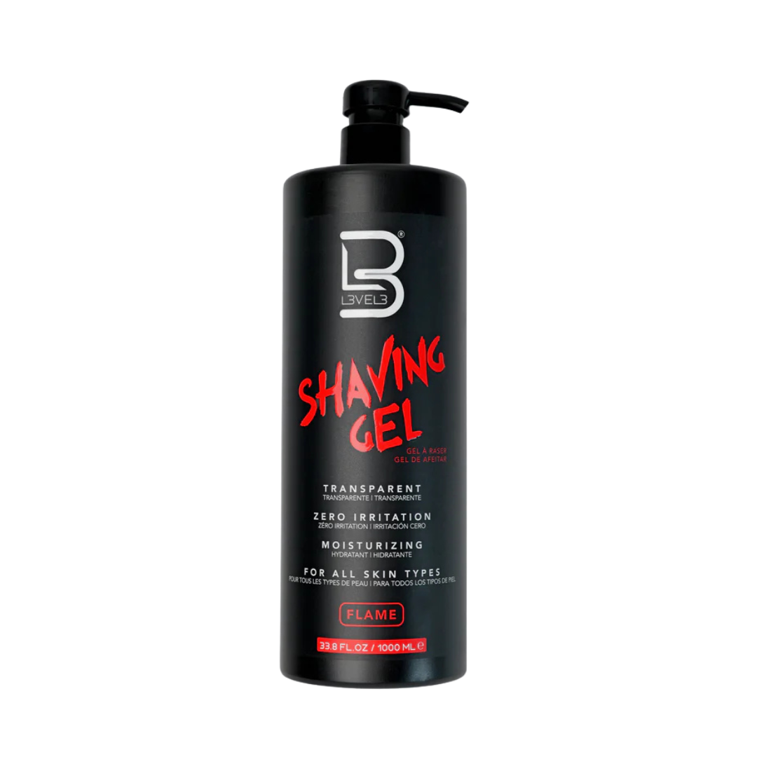 3 Gel de Afeitar LEVEL3 Flame 1000ml - Imagen 1