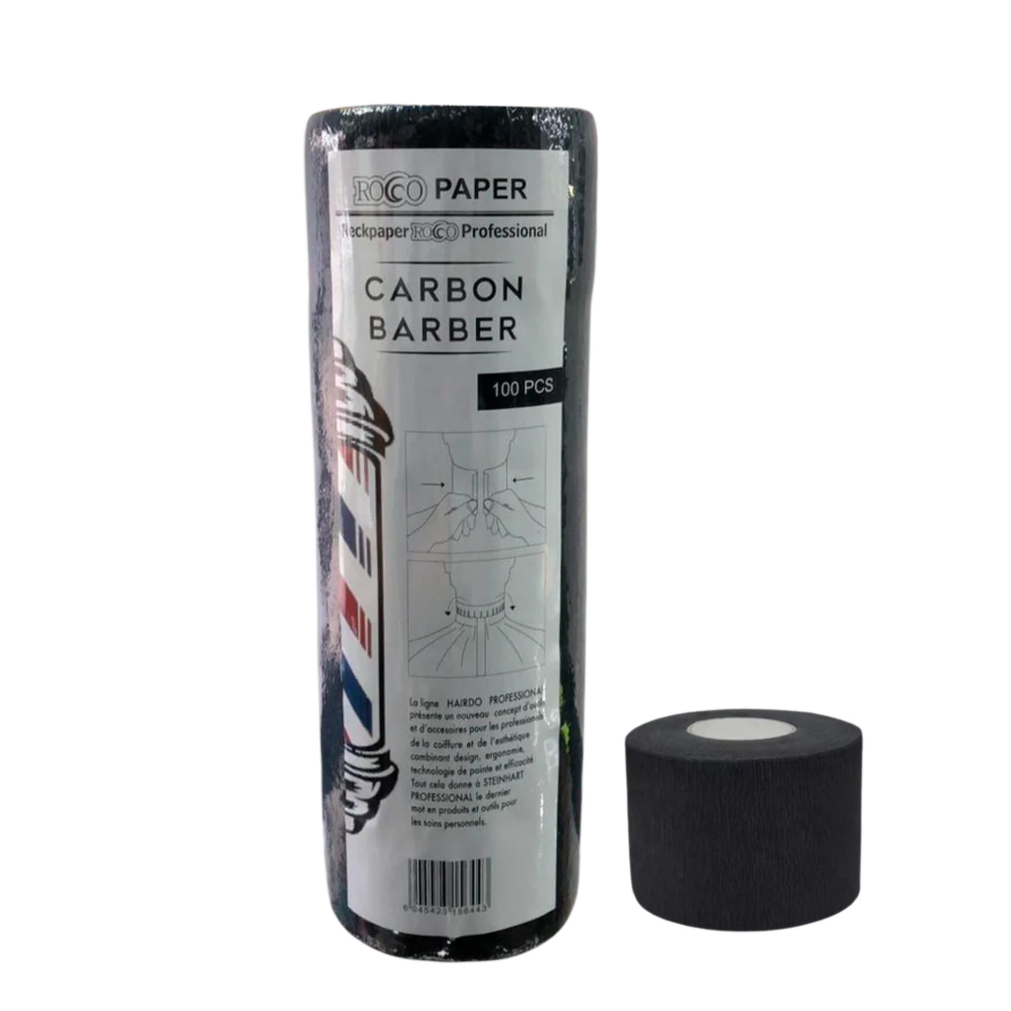 Neck-Paper-Papel-Cuello-Rocco-Negro-ExtravaganteBarber Papel Cuello ROCCO Negro - Imagen 1