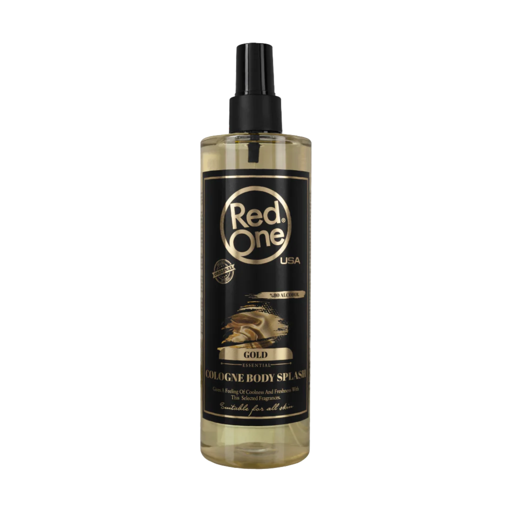 after-shave-colonia-redone-gold-extravagantebarber After Shave Colonia RED ONE Gold 400ml - Imagen 1