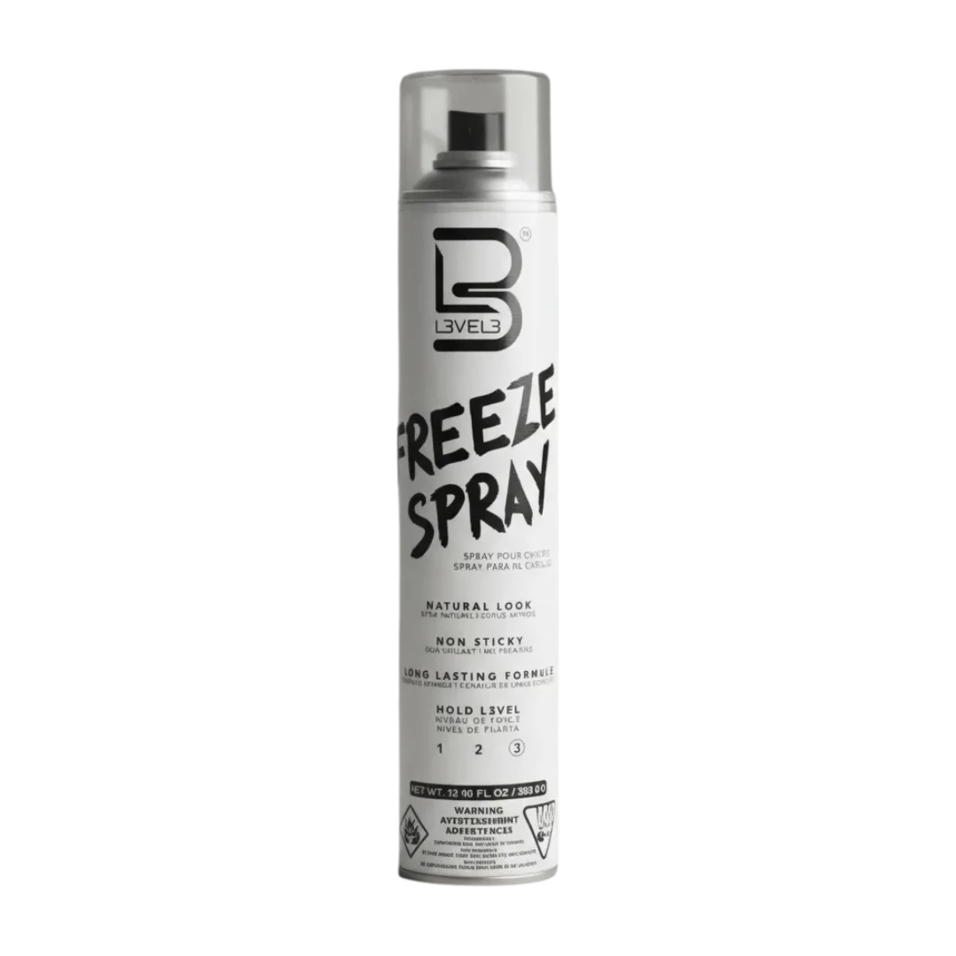laca-fijacion-level3-freeze-spray-383ml-extravagantebarber Laca Fijación LEVEL3 Freeze Spray 383ml - Imagen 1