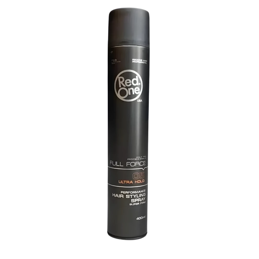 laca-fijacion-red-one-05-ultrahold-extravagantebarber Laca Fijación RED ONE 05 Ultra Hold 400ml - Imagen 1