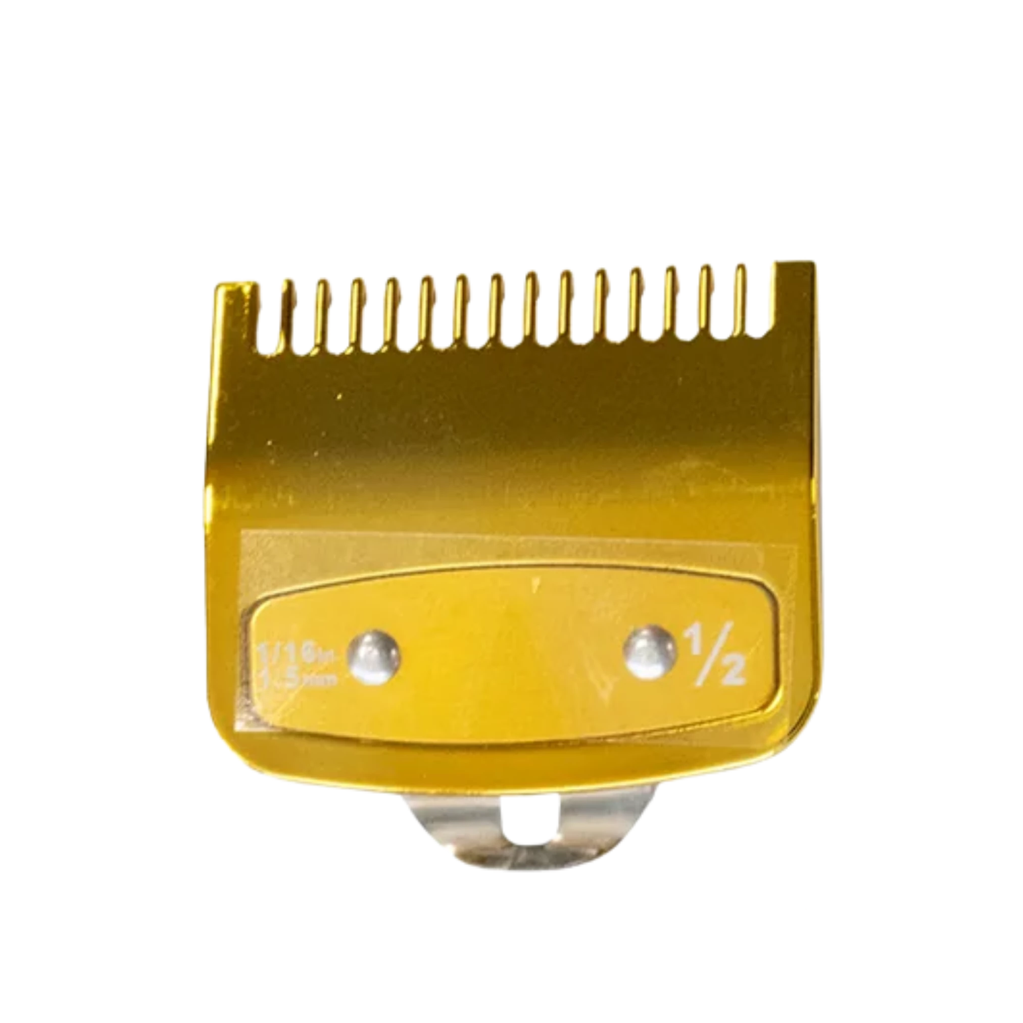 2 Peine Alzada Alternativo Dorado 0.5" - Imagen 1