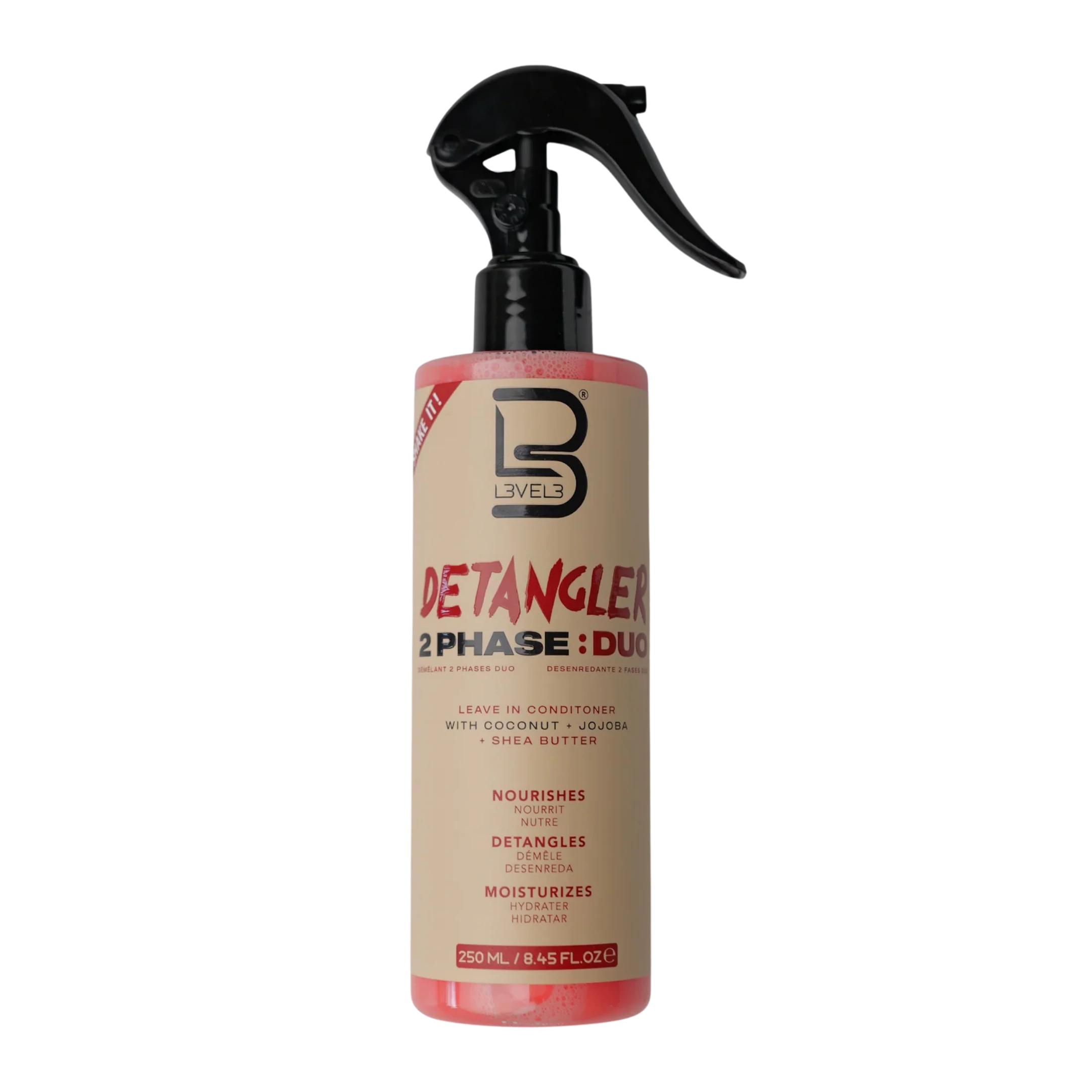 bifásico-level3-detangler- extravagantebarber Bifásico LEVEL3 Detangler 250ml - Imagen 1