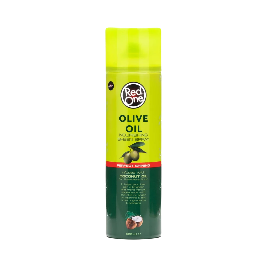 laca-fijacion-red-one-olive-oil-coconut-500ml-extravagantebarber Laca Fijación RED ONE Olive Oil & Coconut 500ml - Imagen 1