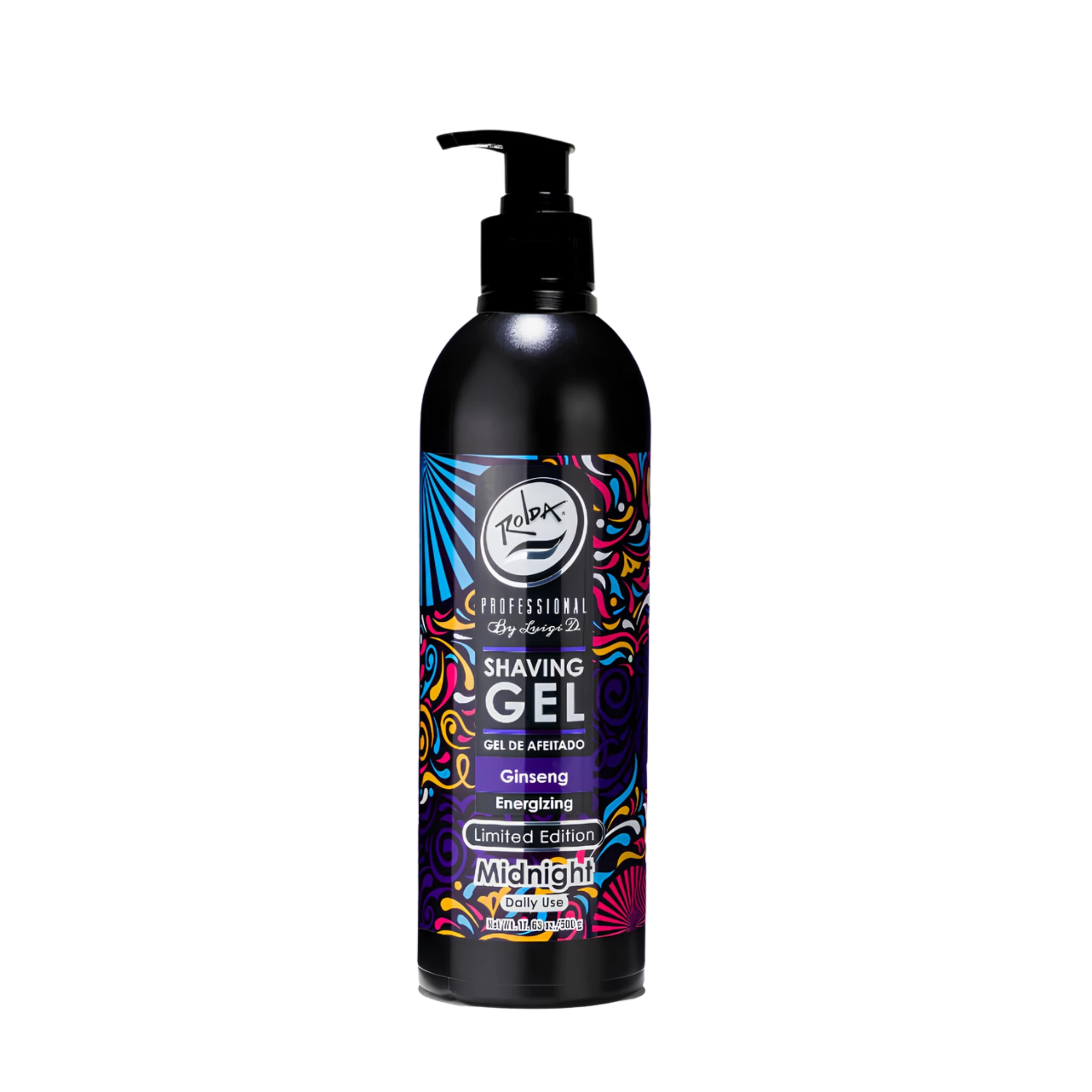 gel-de-afeitar-rolda-midnight-500ml-extravagantebarber Gel de Afeitar ROLDA Midnight 500ml - Imagen 1