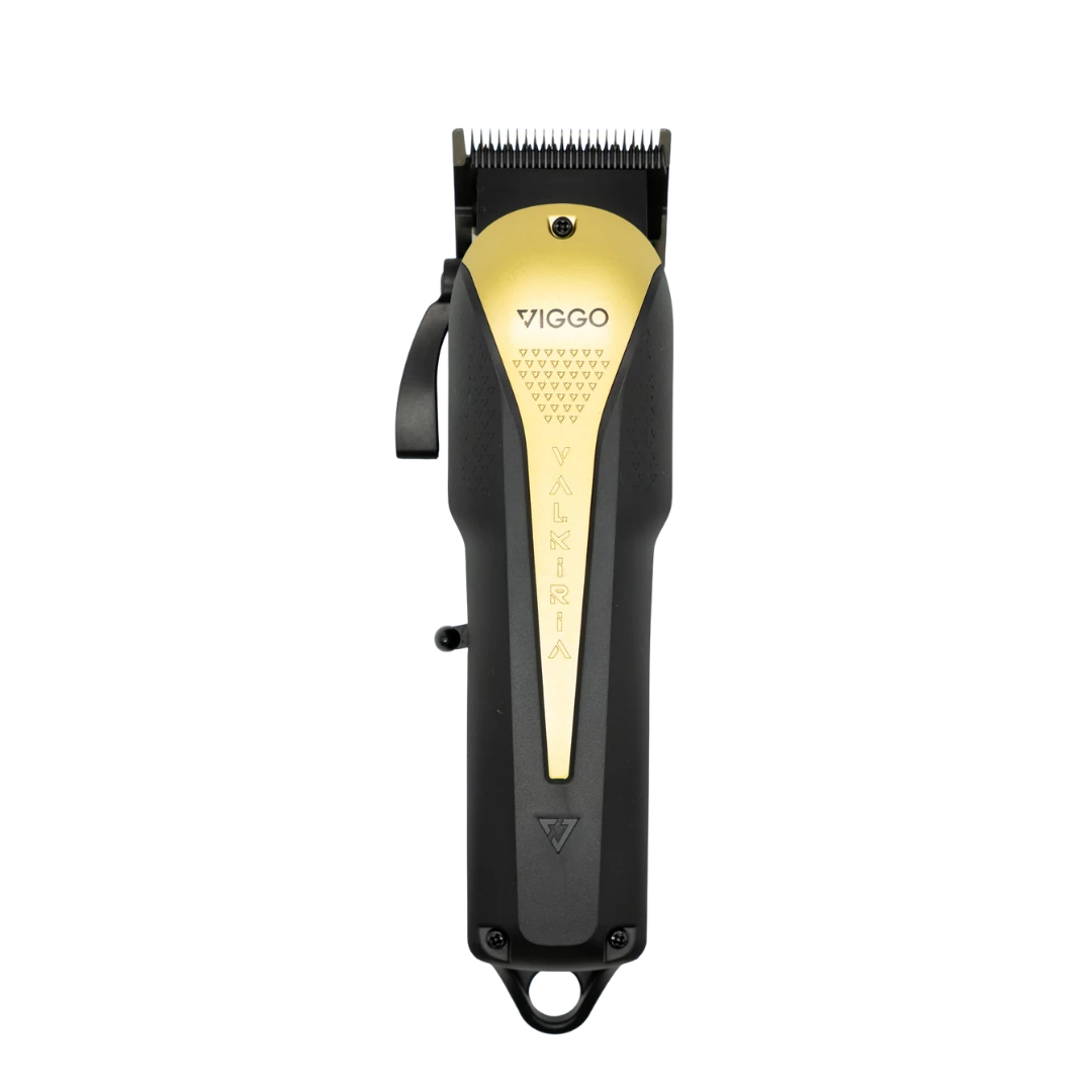 clipper-viggo-valkiria-negra-dorada-extravagantebarber Clipper VIGGO Valkiria Negra-Dorada - Imagen 1
