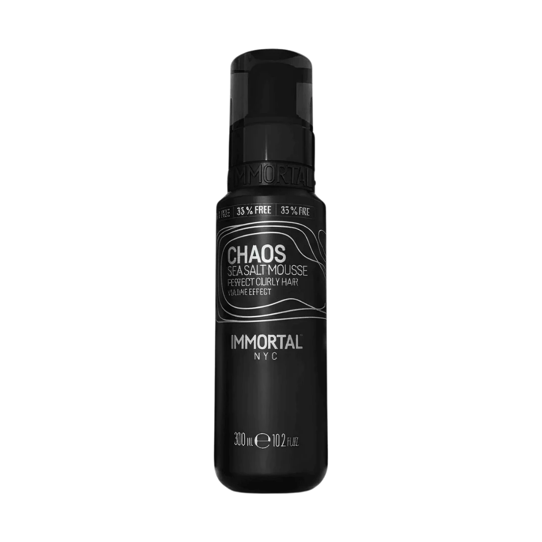 espuma-texturizadora-immortal-chaos-sea-salt-mousse-300ml-extravagantebarber Espuma Texturizadora IMMORTAL Chaos Sea Salt Mousse 300ml - Imagen 1