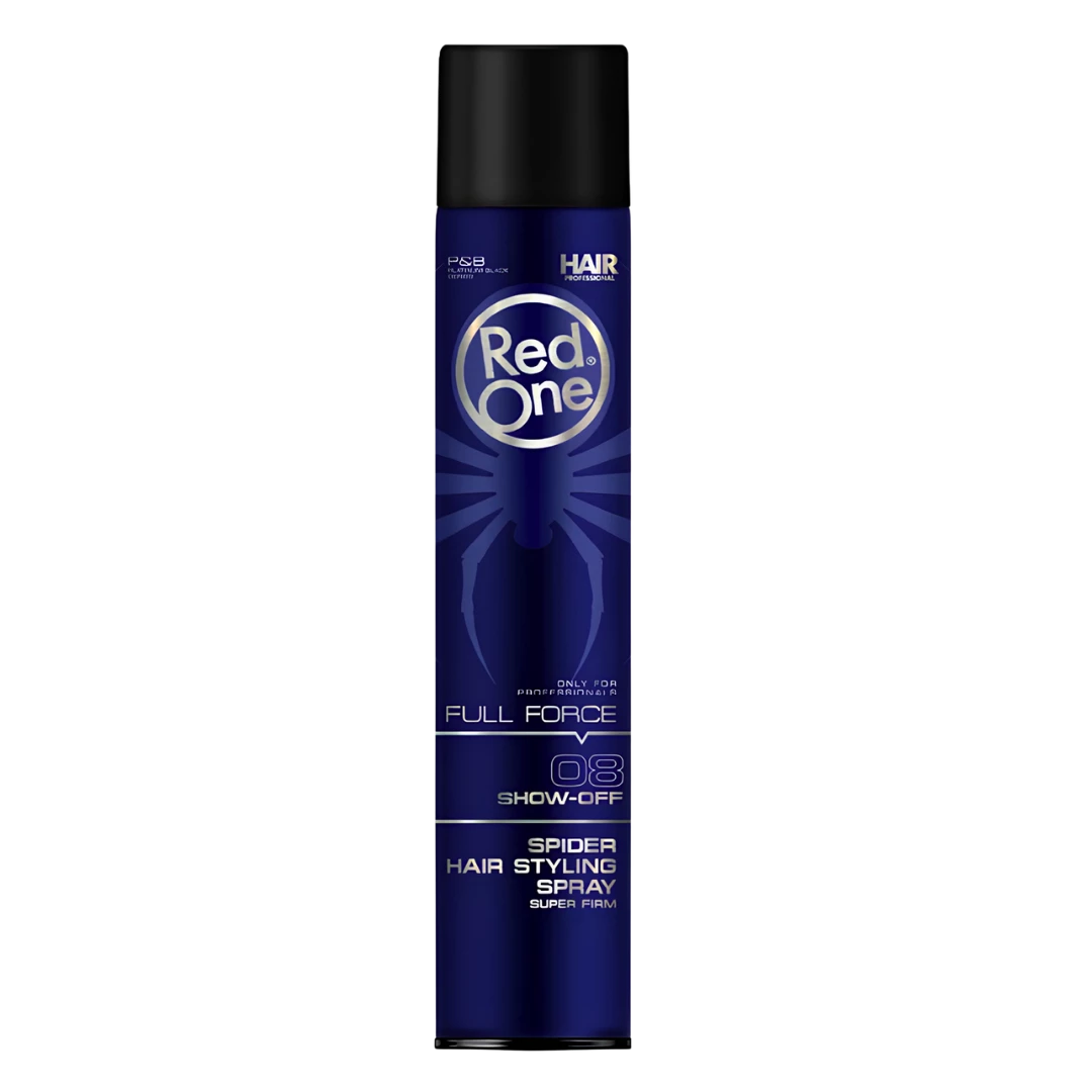 laca-fijacion-red-one-06-show-off-extravagantebarber Laca Fijación RED ONE 06 Show Off 400ml - Imagen 1